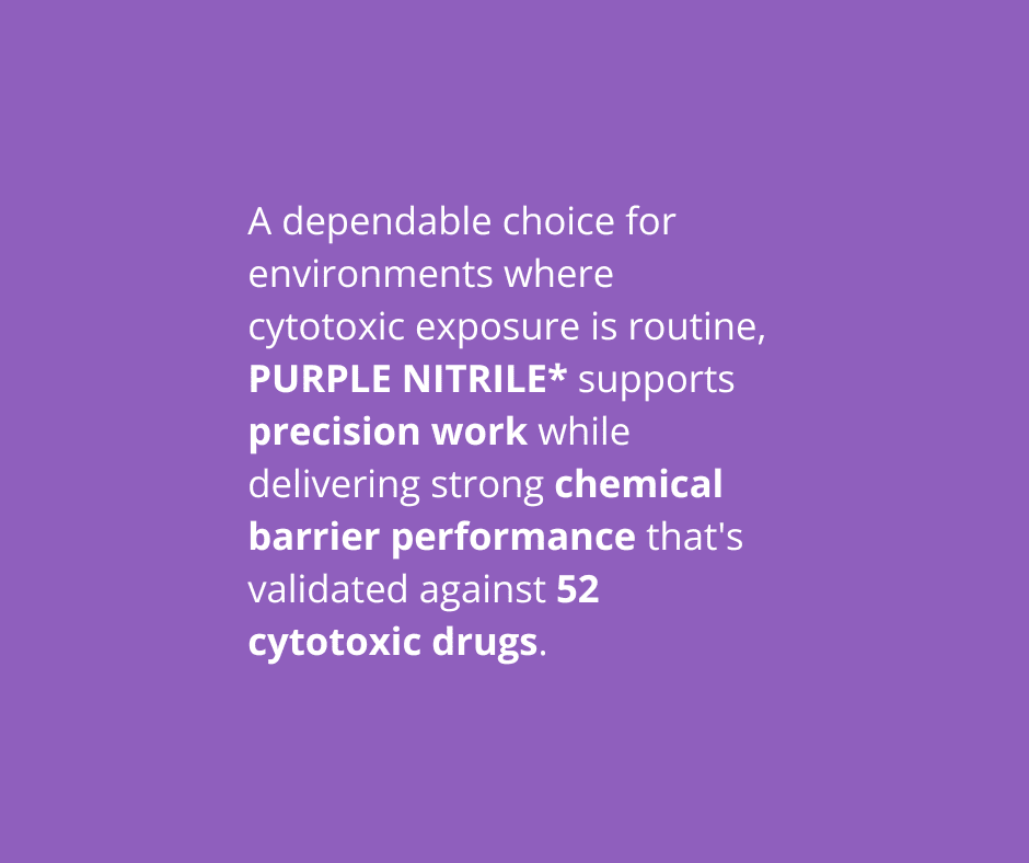 HALYARD PURPLE NITRILE Exam Gloves - 6